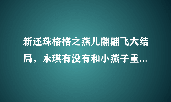 新还珠格格之燕儿翩翩飞大结局，永琪有没有和小燕子重逢?如果重逢了是不是说明就永远在一起，不分开了？