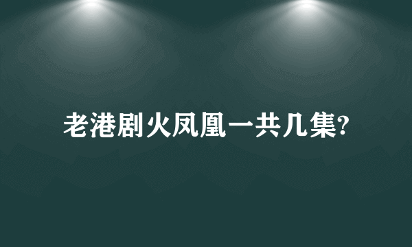 老港剧火凤凰一共几集?