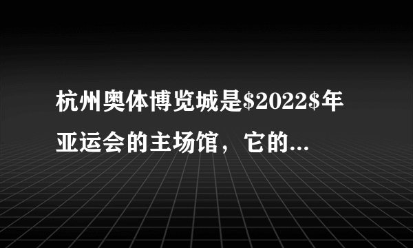 杭州奥体博览城是$2022$年亚运会的主场馆，它的核心区占地$154.37$公顷，建筑总面积大约有$2700000$平方米.数据$2700000$用科学记数法表示为（  ）A.$27\times 10^{5}$B.$2.7\times 10^{5}$C.$27\times 10^{6}$D.$2.7\times 10^{6}$