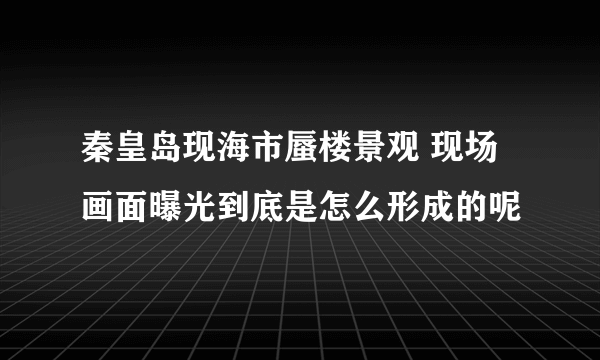 秦皇岛现海市蜃楼景观 现场画面曝光到底是怎么形成的呢