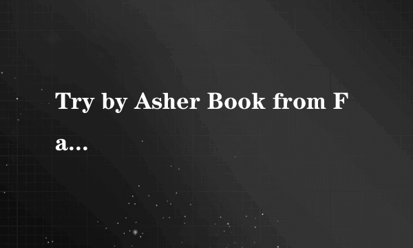 Try by Asher Book from Fame 是什么意思？