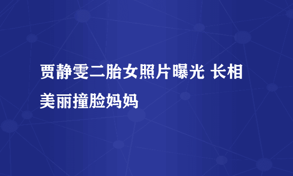 贾静雯二胎女照片曝光 长相美丽撞脸妈妈