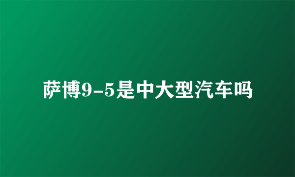 萨博9-5是中大型汽车吗