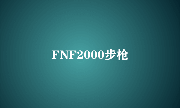 FNF2000步枪