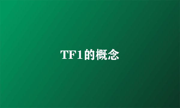 TF1的概念