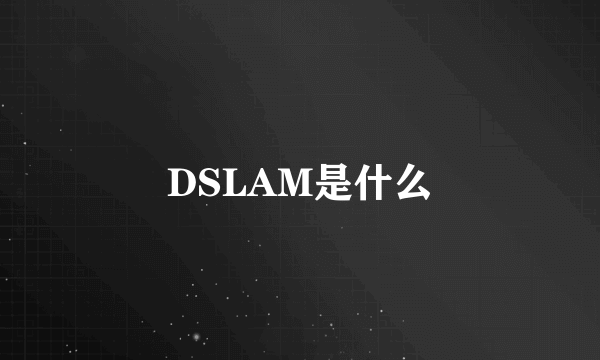 DSLAM是什么