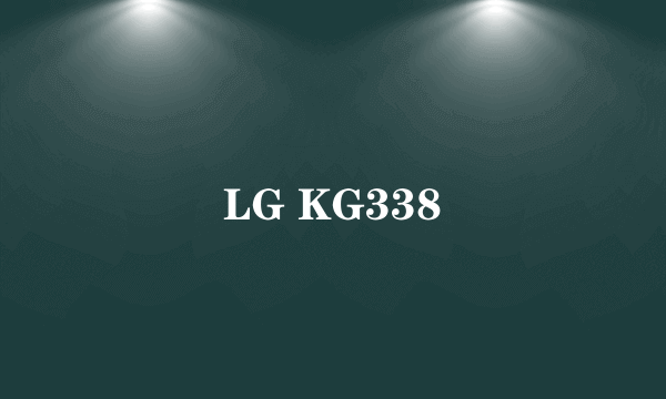 LG KG338