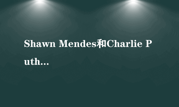 Shawn Mendes和Charlie Puth哪个更火？