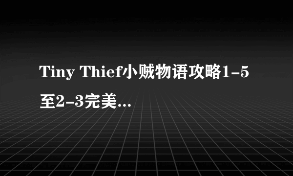 Tiny Thief小贼物语攻略1-5至2-3完美通过攻略