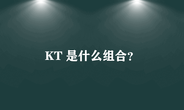 KT 是什么组合？