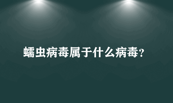 蠕虫病毒属于什么病毒？