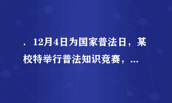 ．12月4日为国家普法日，某校特举行普法知识竞赛，其中一个环节是从6道题中采用不放回的方式抽取两道进行作答，选手甲能正确回答其中的4道题，则甲在第一次抽到的题能回答正确的条件下，第二次抽到的题也能回答正确的概率为________．