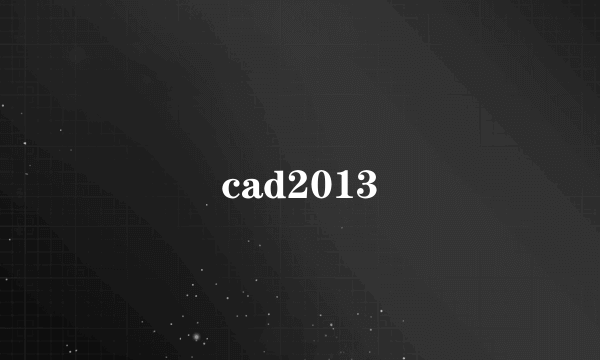 cad2013