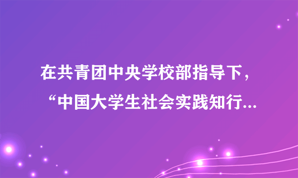 在共青团中央学校部指导下，“中国大学生社会实践知行促进计划”倡议发起“云支教”教育扶贫项目，以互联网+教育扶贫的创新模式，为乡村学校提供长期、免费、开放的网络直播教学云平台。可见，“云支教”（　　）A.培养了大学生社会责任感，促进了乡村教育事业发展B.发挥了互联网的积极作用，代替了乡村学校教师的教C.避免了网络交往的虚拟性，解决了当地师资短缺问题D.改善了乡村学校办学条件，消除了我国城乡间的差异