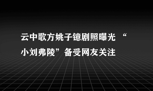 云中歌方姚子镱剧照曝光 “小刘弗陵”备受网友关注