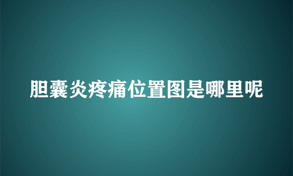 胆囊炎疼痛位置图是哪里呢