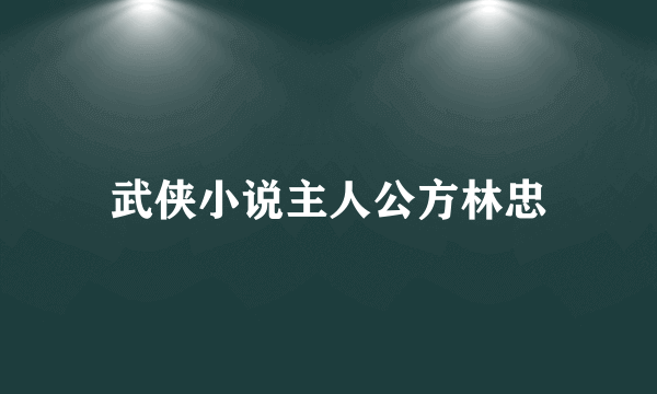 武侠小说主人公方林忠