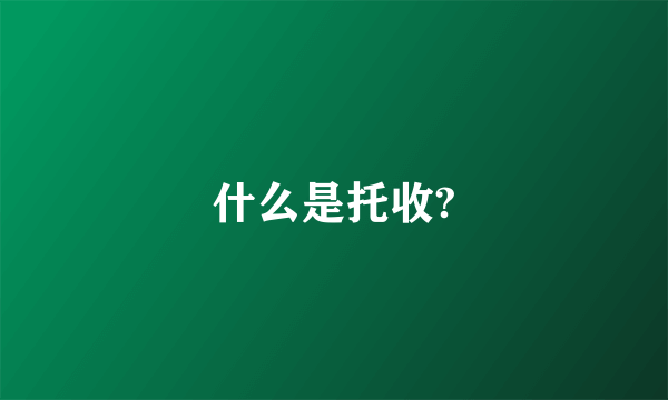 什么是托收?