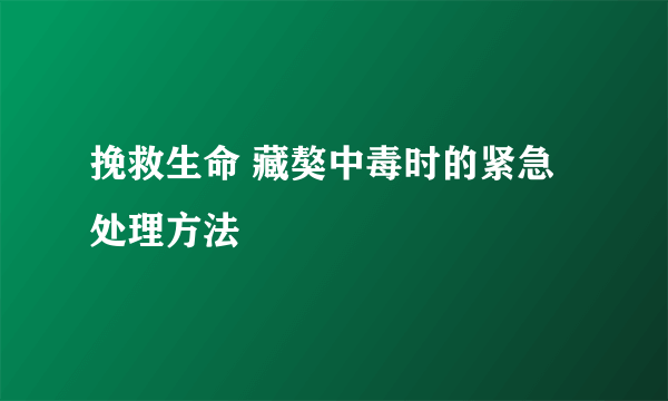 挽救生命 藏獒中毒时的紧急处理方法