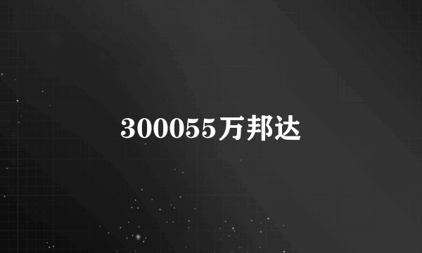 300055万邦达