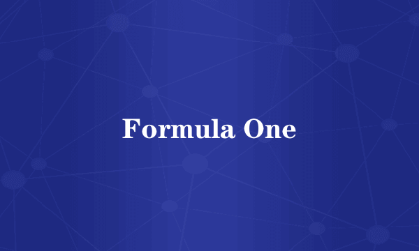 Formula One