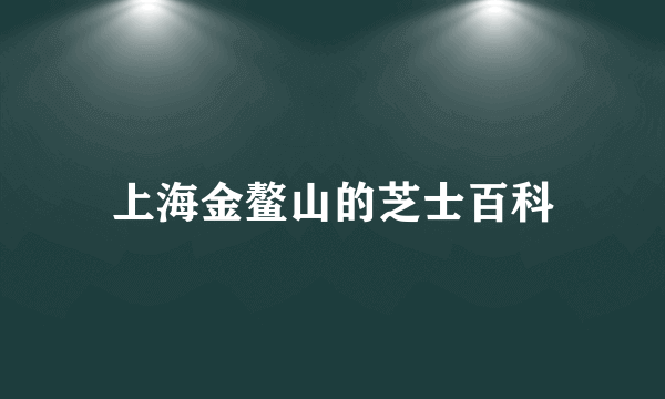 上海金鳌山的芝士百科