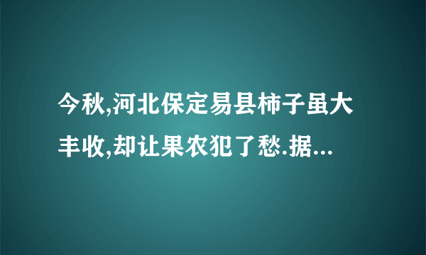 今秋,河北保定易县柿子虽大丰收,却让果农犯了愁.据悉,今年易县有2亿斤柿子滞销,少数乡镇柿子只得4毛钱贱卖,多地柿子无人问津,为解决销路,一家柿子种植大户为村里联系了一个销售渠道,已知有480吨的柿子需运出,某汽车运输公司承办了这次运送任务.(1)运输公司平均每天运送柿子x吨,需要y天完成运输任务,写出y关于x的函数解析式;(2)这个公司计划派出4辆卡车,每天共运送32吨.①求需要多少天完成全部运送任务?②现需要提前5天运送完毕,需增派同样的卡车多少辆?