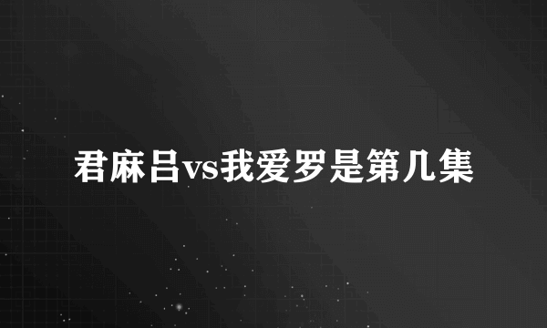 君麻吕vs我爱罗是第几集