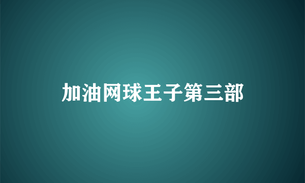 加油网球王子第三部