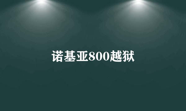 诺基亚800越狱