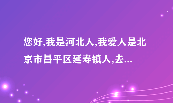 您好,我是河北人,我爱人是北京市昌平区延寿镇人,去年已和我爱人领证。我们俩如何申请两限房或者公租房,都需要什么手续。谢谢