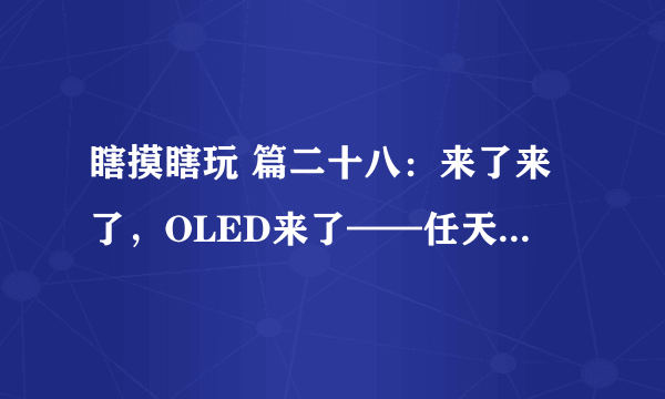 瞎摸瞎玩 篇二十八：来了来了，OLED来了——任天堂Switch OLED版本开箱与简单对比