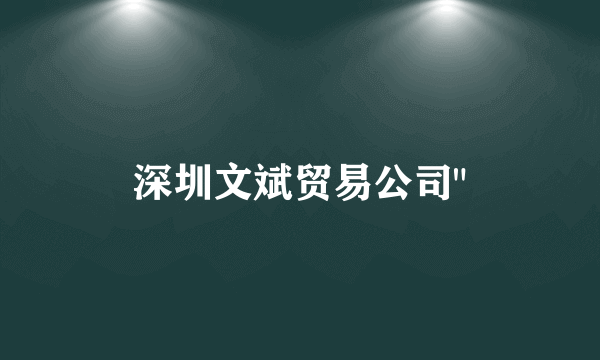 深圳文斌贸易公司